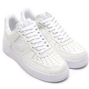 🐊WHITE CROC🐊 Nike Air Force 1s
